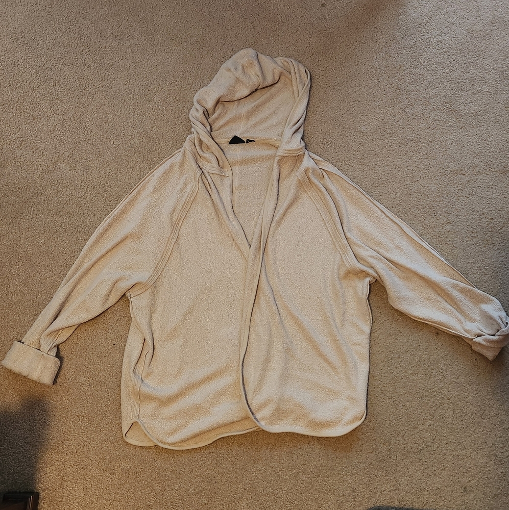 Out From Under Hooded Cream Cardigan